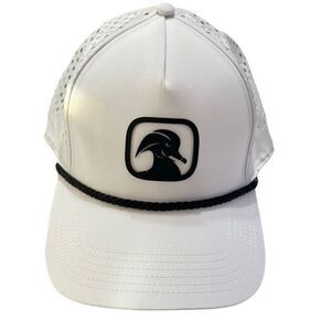 Kings Creek Performance Rope / Trucker  Hat White Snap Back
